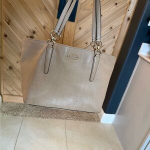 Coach Leather Tote Bag